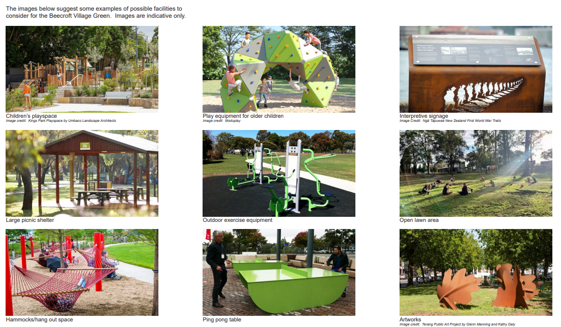 Beecroft Village Green Masterplan Yoursay Hornsby